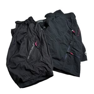 ENDURA Mountain Bike Cycling Shorts Bundle Women's Size Large Black Humvee Short